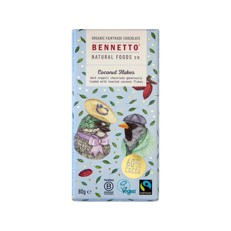 Organic Fairtrade Chocolate - Bennetto - Coconut Flakes
