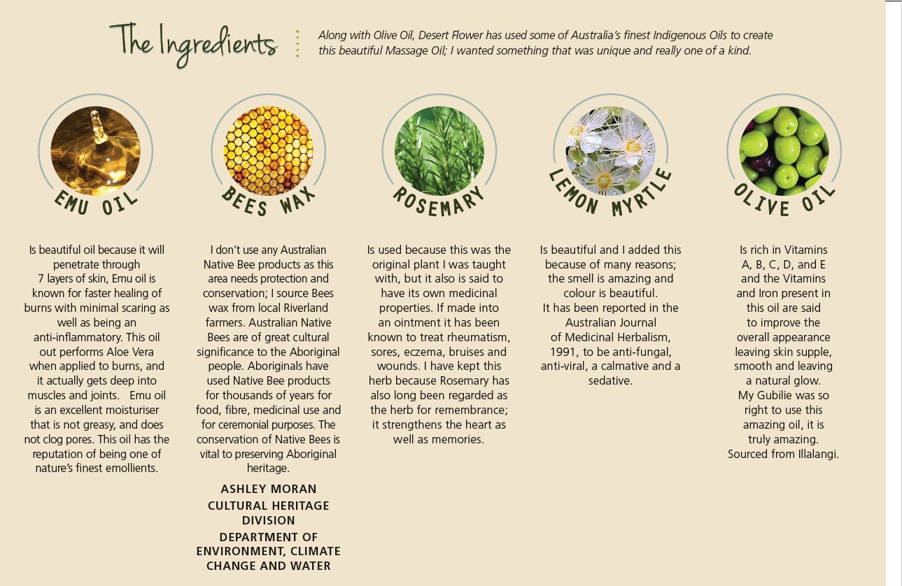 Massage Oil (Balm) - Desert Flower