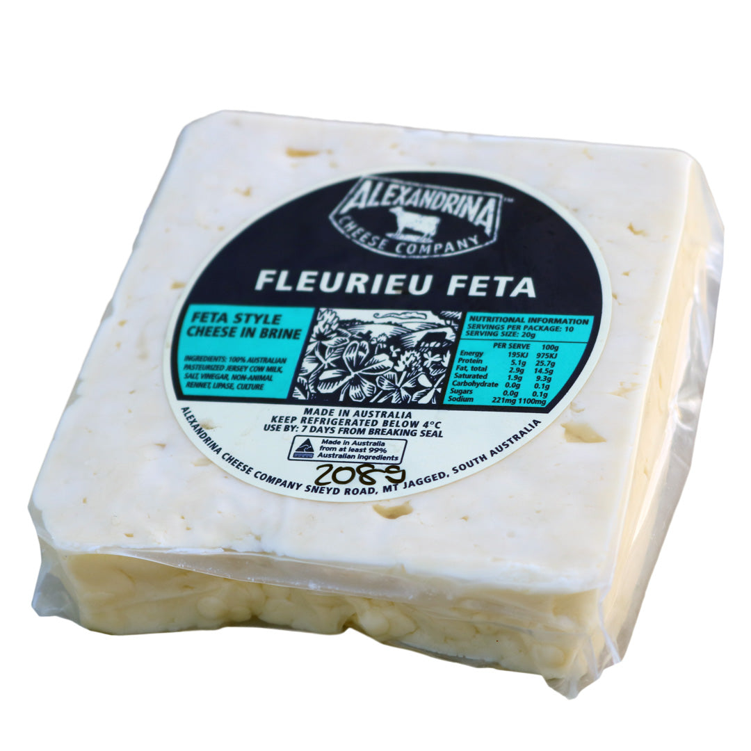 Fleurieu Feta - Alexandrina Cheese Co. - Up to 250g