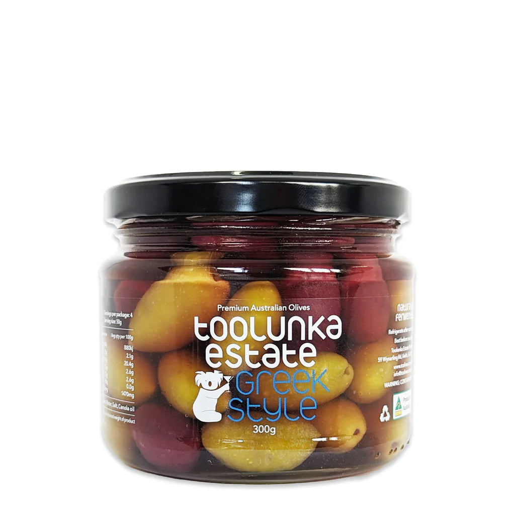 Premium Australian Olives - Toolunka Creek - 300g - Greek