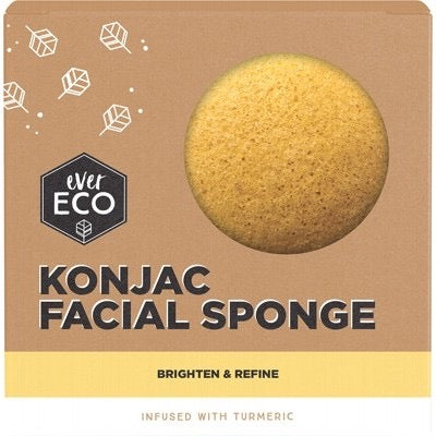 Konjac Facial Sponge - Ever Eco - Tumeric