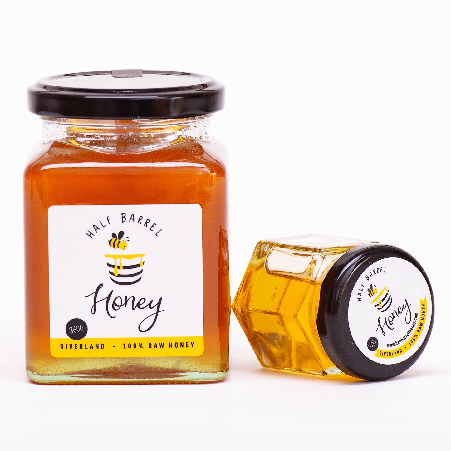 Raw Honey - Half Barrel - 360g Jar
