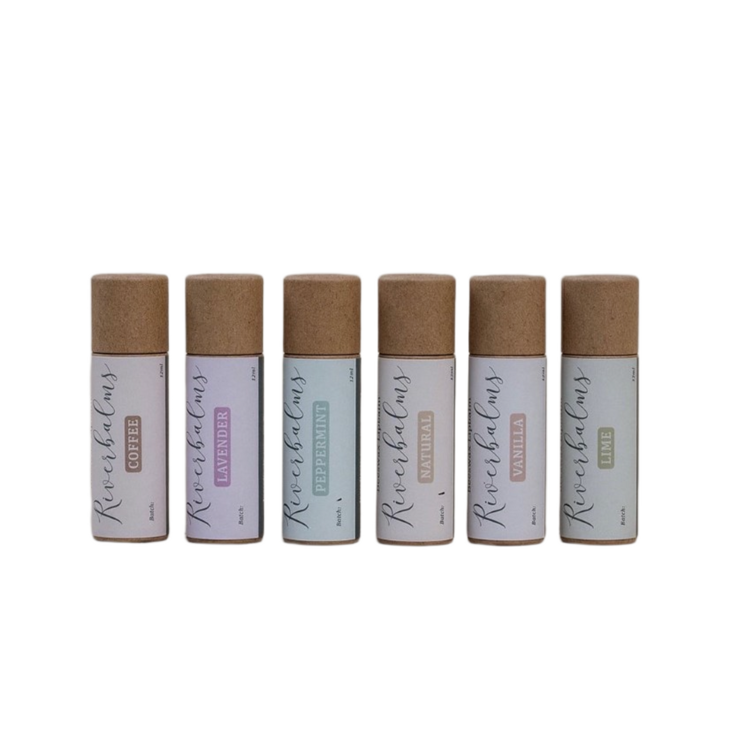 Lip Balms - Riverbalm Beeswax - 15ml - Compostable Tube - Natural