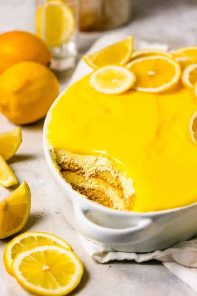 Lemon Tiramisu with Lemon Curd