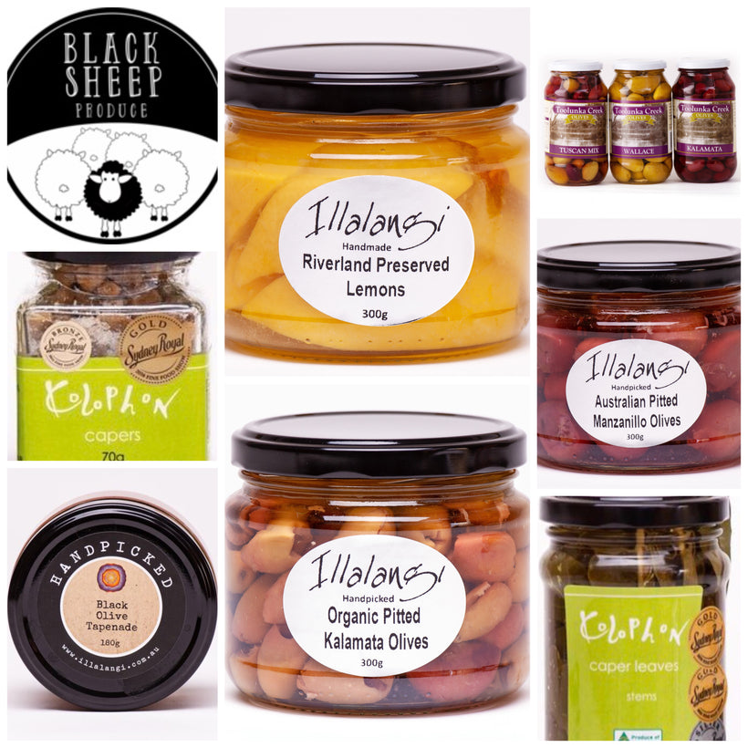 Capers, Olives, Tapenade, Smallgoods &amp; Preserved Lemons