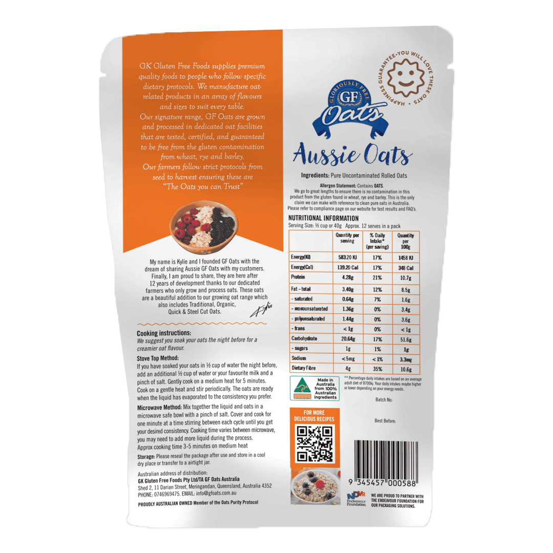 Oats - Aussie Gluten Free - Bulk - per 10g
