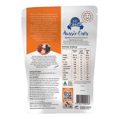 Oats - Aussie Gluten Free - Bulk - per 10g
