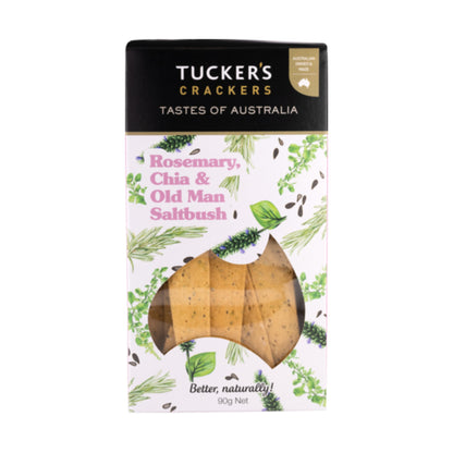 Tucker's Artisan Crackers - Rosemary Chia & Saltbush