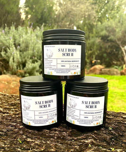 Wandearah -Salt Body Scrub - Rose