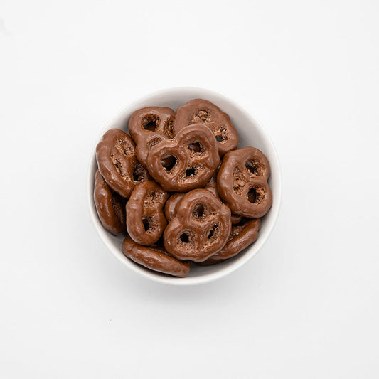 Milk Choc Coated Pretzels - 100g