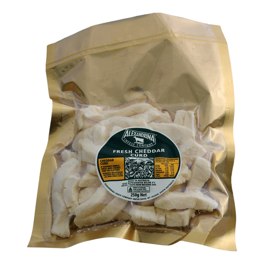 Fresh Cheddar Curd - Original - Alexandrina Cheese - 250g - Default Title