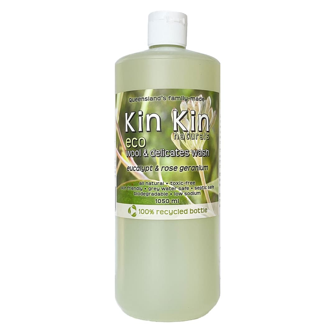 Wool & Delicates wash - 1050ml - Eucalypt & Rose Geranium - Kin Kin Natural