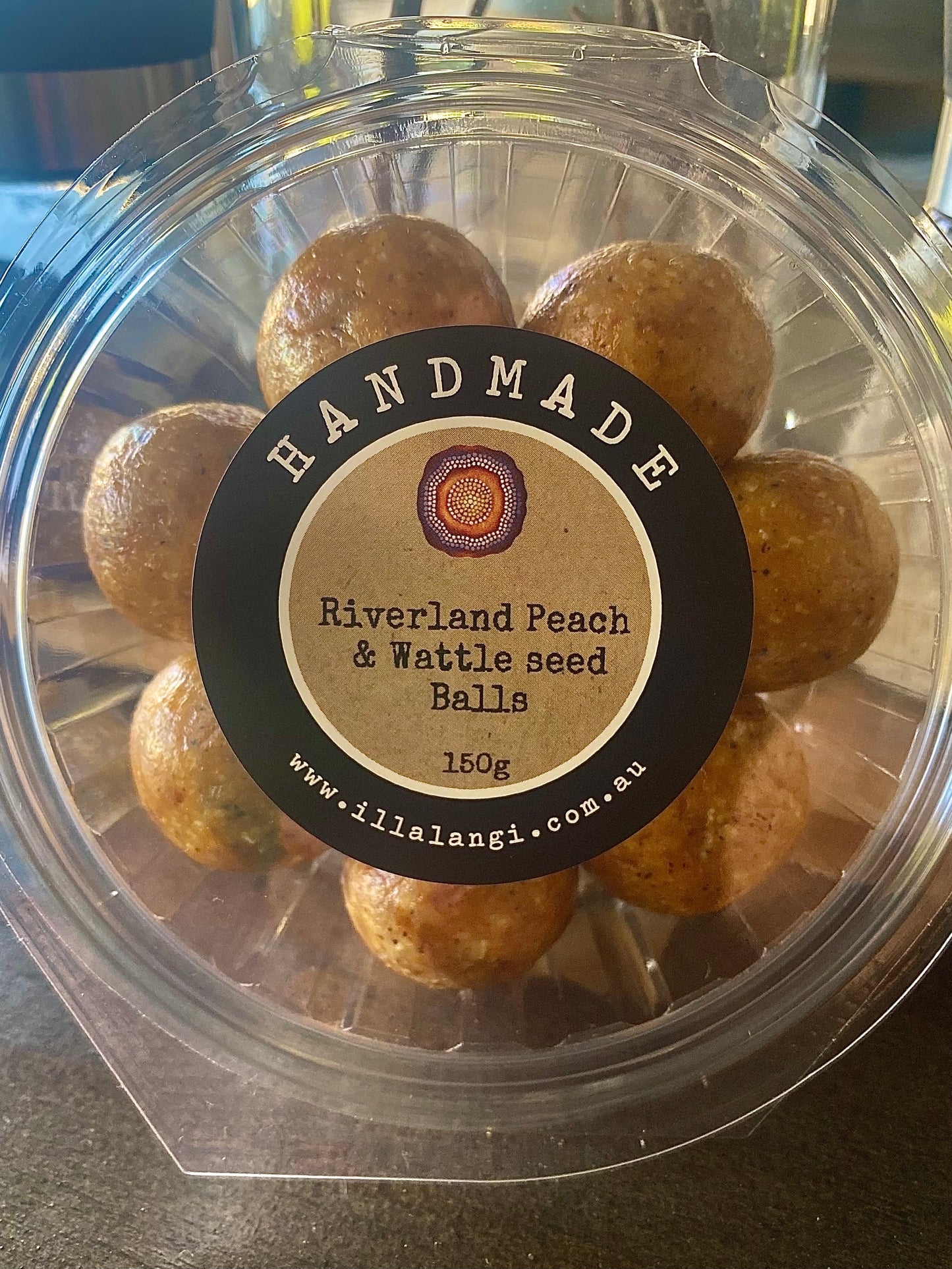 Peach & Wattle Seed Balls - 150g