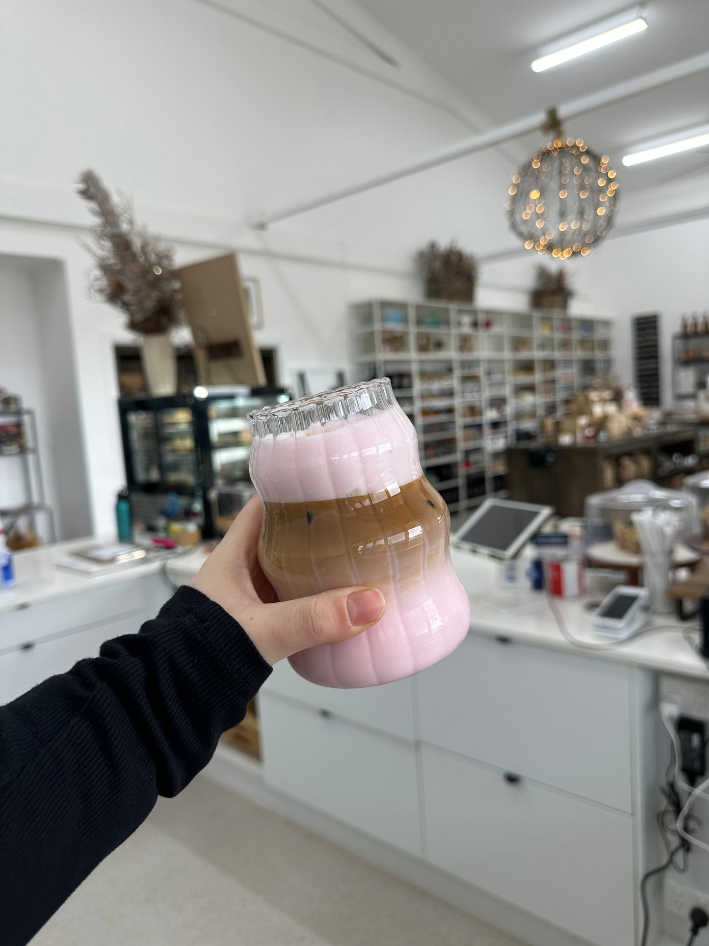 Strawberry Iced Latte