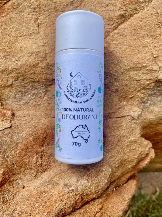 Wandearah Wellness Natural Deodorant - Grapefruit Vanilla & Lemon