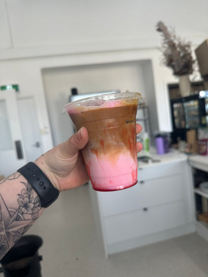 Strawberry Iced Latte