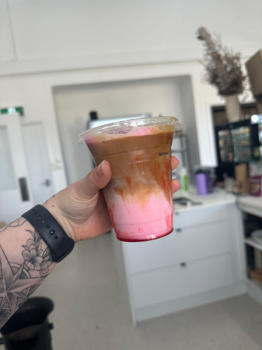 Strawberry Iced Latte