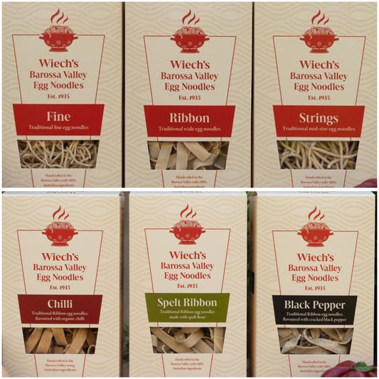 Egg Noodles - Wiech's Barossa Valley - 500g - Black Pepper