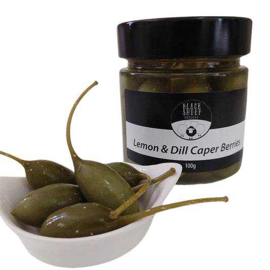 Caperberries Jar - Lemon & Dill - 100g - Default Title