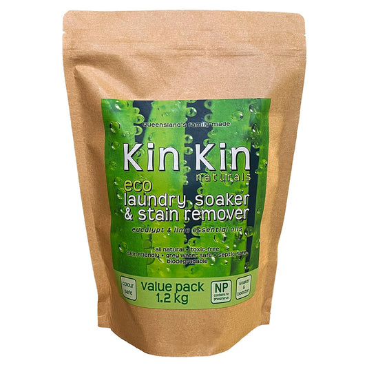 Kin Kin Natural - Laundry Soaker - Eucalypt & Lime Essential Oils - 1.25kg