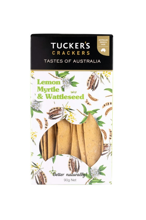 Tucker's Artisan Crackers - Lemon Myrtle & Wattleseed