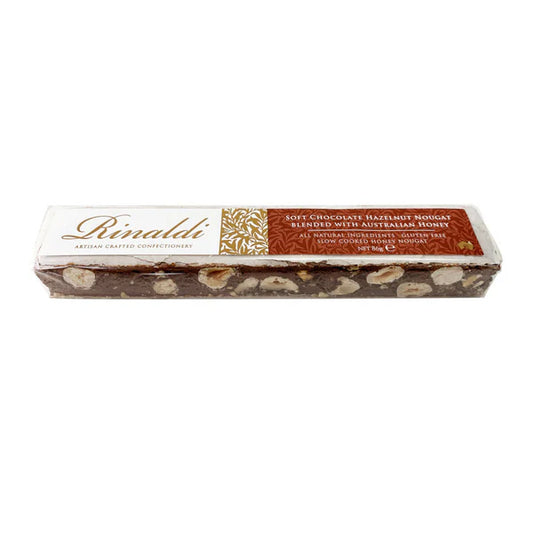 Nougat - Rinaldi -86g - Chocolate Hazelnut with Australian Honey