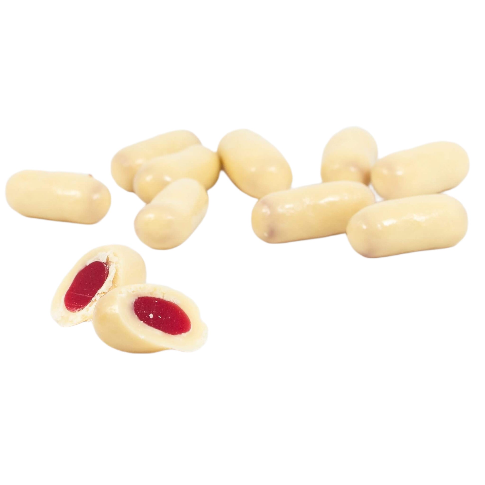 Licorice bullets - White Chocolate Raspberry - 120g -