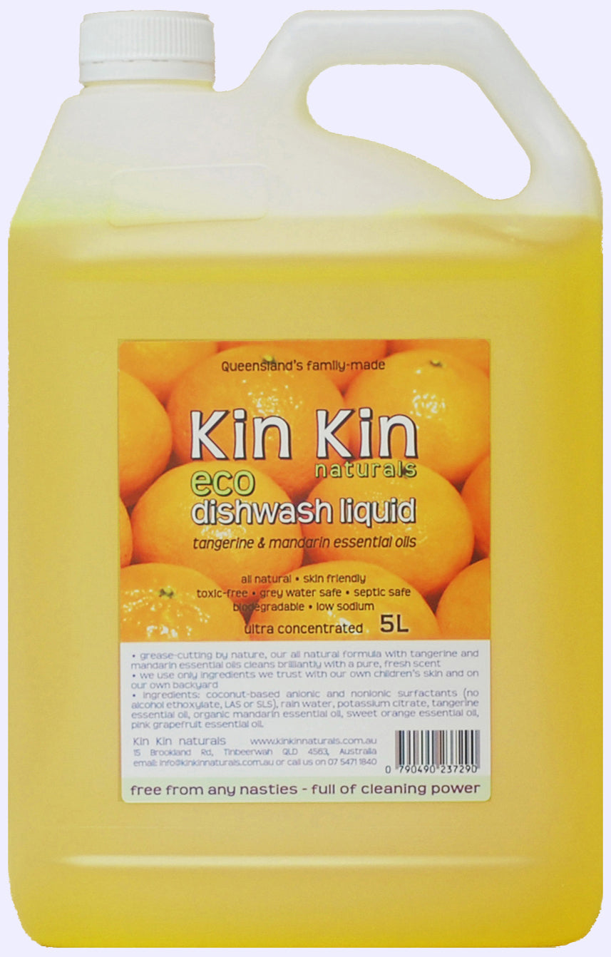Dishwashing Liquid - Tangerine & Mandarin - Kin Kin Natural - Bulk - Per 50g