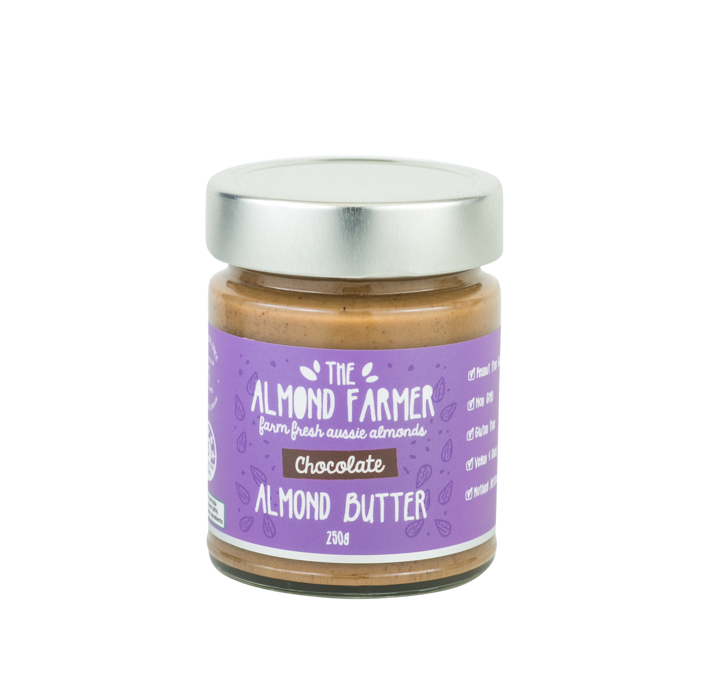 Almond Butter - 250g- The Almond Farmer - Chocolate