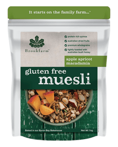 Brookfarm - Muesli - Gluten Free Apple Apricot - 1kg -
