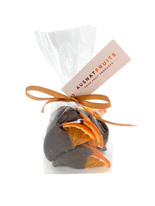 Ausnat Fruits - Dehydrated Orange Dipped in Chocolate - 100g - Dark Chocolate