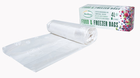 BioBag - Freezer Bag - 4 litre - 25 pack -