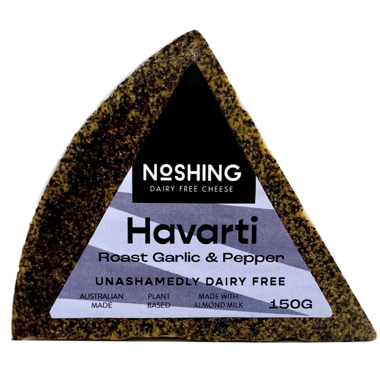 Noshing - Vegan Harvarti - Roast Garlic & Pepper - 150g -