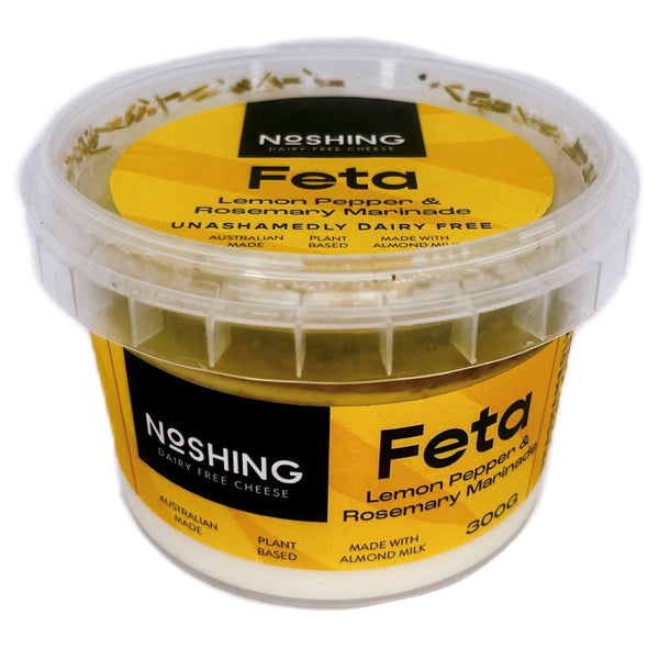 Noshing - Vegan Marinated Feta - 260g - Lemon & Rosemary