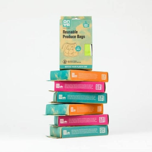 Reusable Produce Bags - 8 pack with carry bag - Onya -
