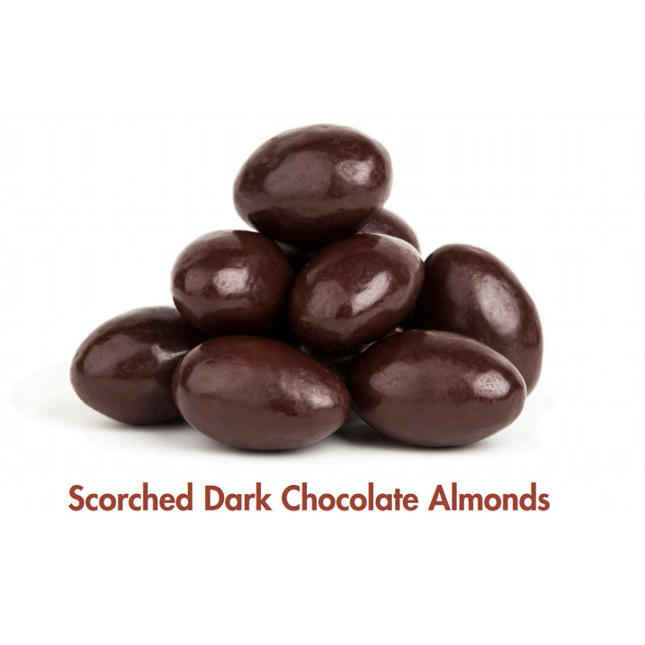Scorched Almonds - Dark Choc Coated - 120g -