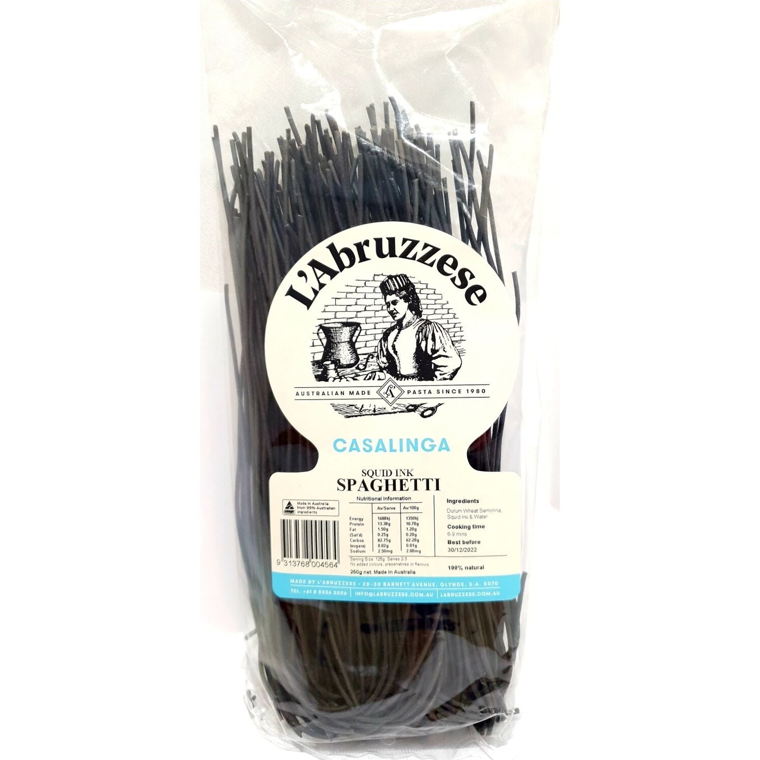 L'Abruzzese Pasta - Squid Spaghetti 250g -