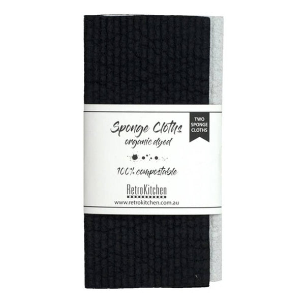 RetroKitchen - Organic Dishcloth - 2 Pack - Stone