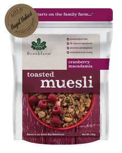 Brookfarm - Muesli - Toasted Cranberry Macadamia - 1.5kg -