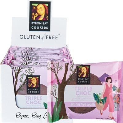 Byron Bay - Gluten Free Cookies - 60g - Triple Choc Fudge