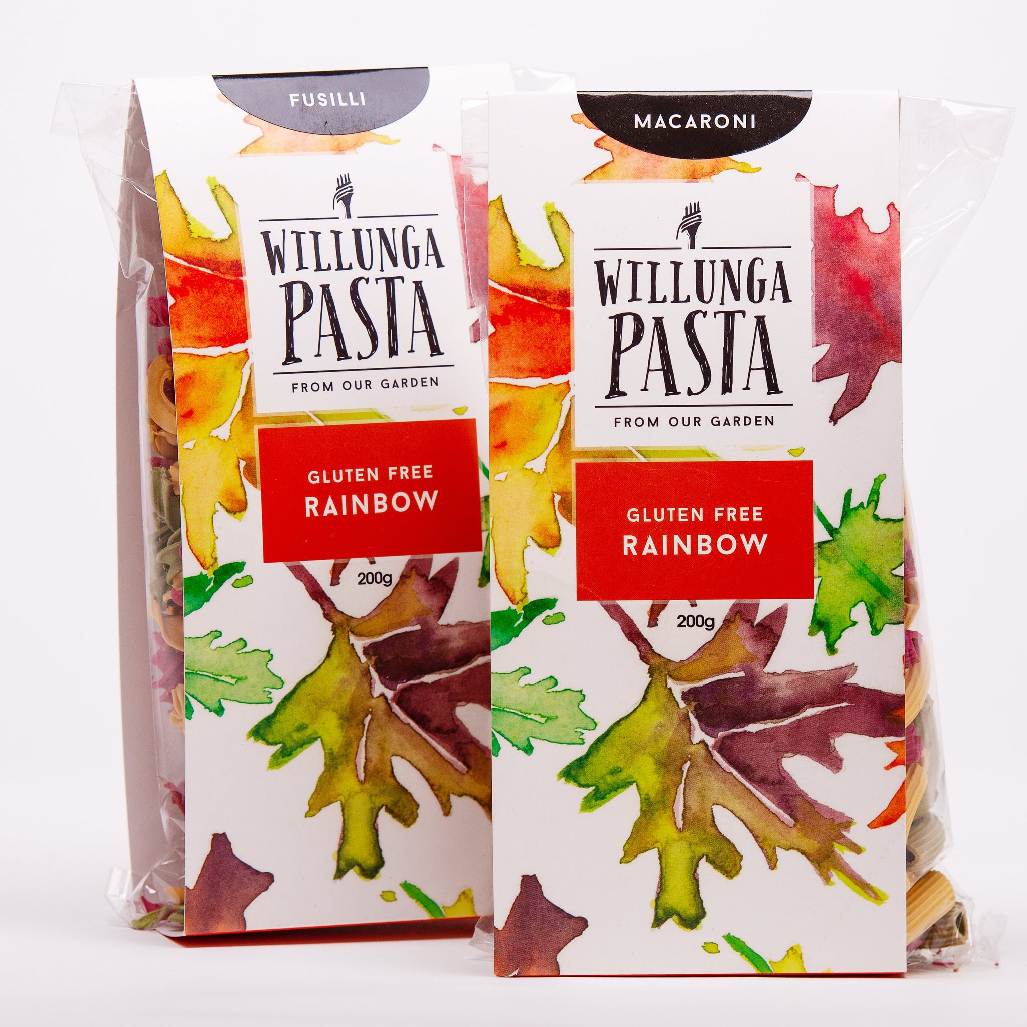 Willunga Pasta - Rainbow Pasta - Gluten Free - 200g - Macaroni
