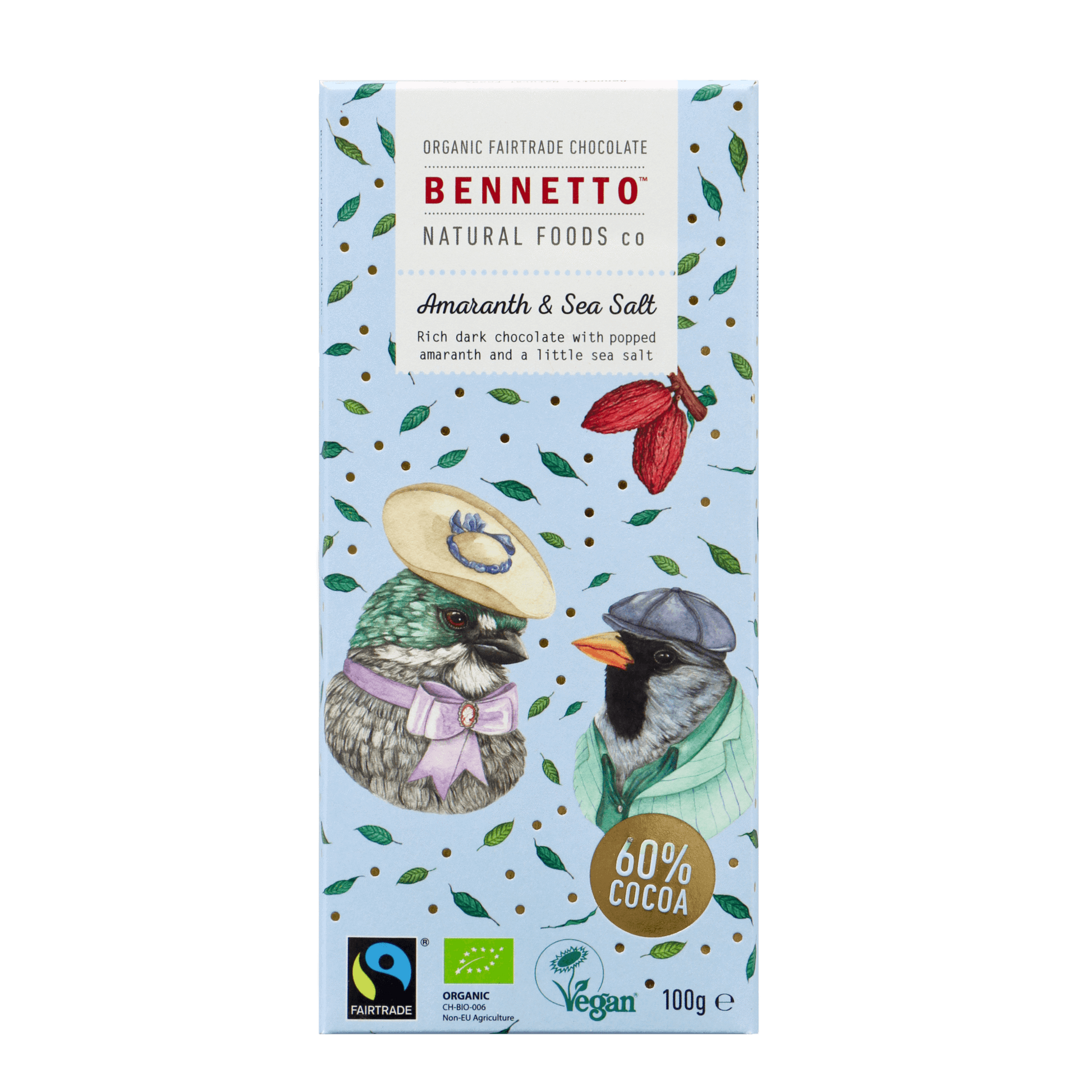 Organic Fairtrade Chocolate - Bennetto - Dark Raspberry