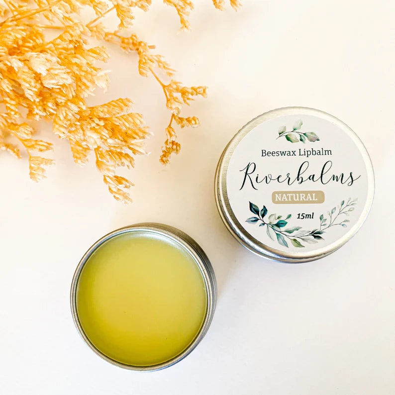Lip Balms - Riverbalm Beeswax - 15ml - Natural