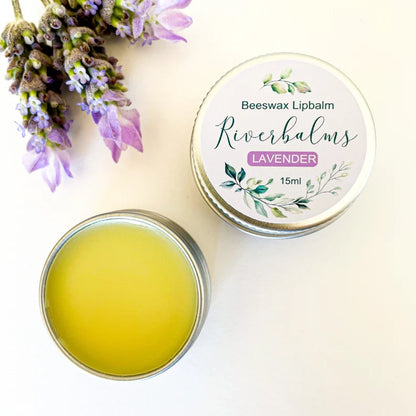 Riverbalm Beeswax - Lip Balms - 15ml - Lavender