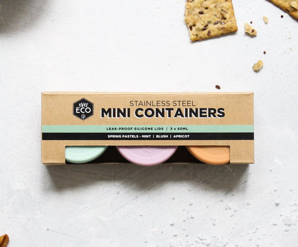 Ever Eco - Stainless Container - Mini - 3 pack -