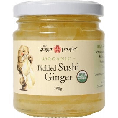 The Ginger People - Organic Pickled Sushi Ginger - 190g -