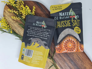 Native Oz - Gourmet Salt - Lemon Pepper Blend - 100g