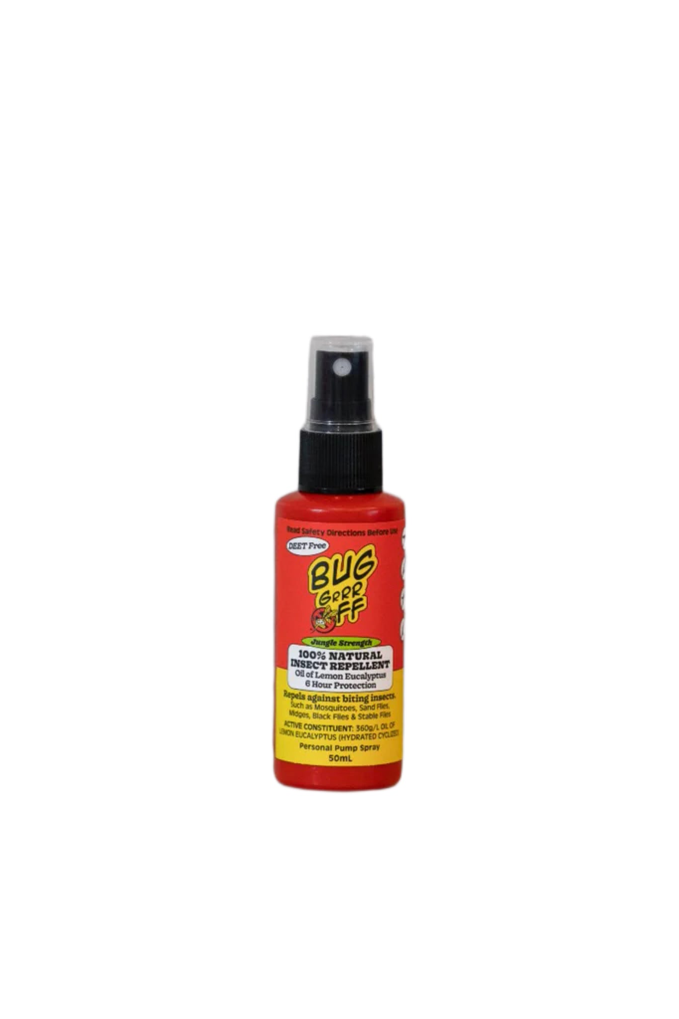 BUG-GRRR OFF- 100%Natural Insect Repellent - 50ml -