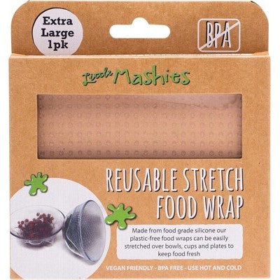Little Mashies - Reusable Stretch Silicone Food Wrap XL - XLarge