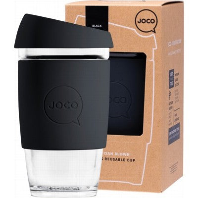 Joco* - Reusable Glass Cup - Black -